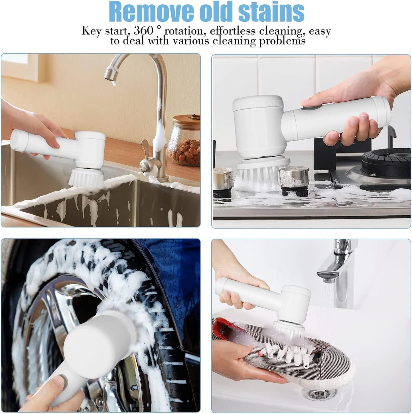 GrabZee™ CleanPro Electric Scrubber